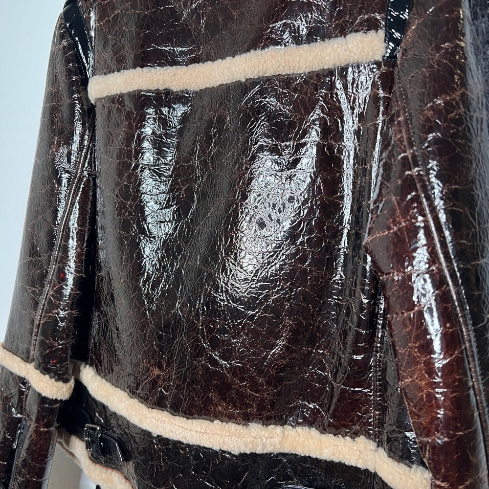 Veronica Beard Shearling Asymmetrical Jacket, 0 - image 5
